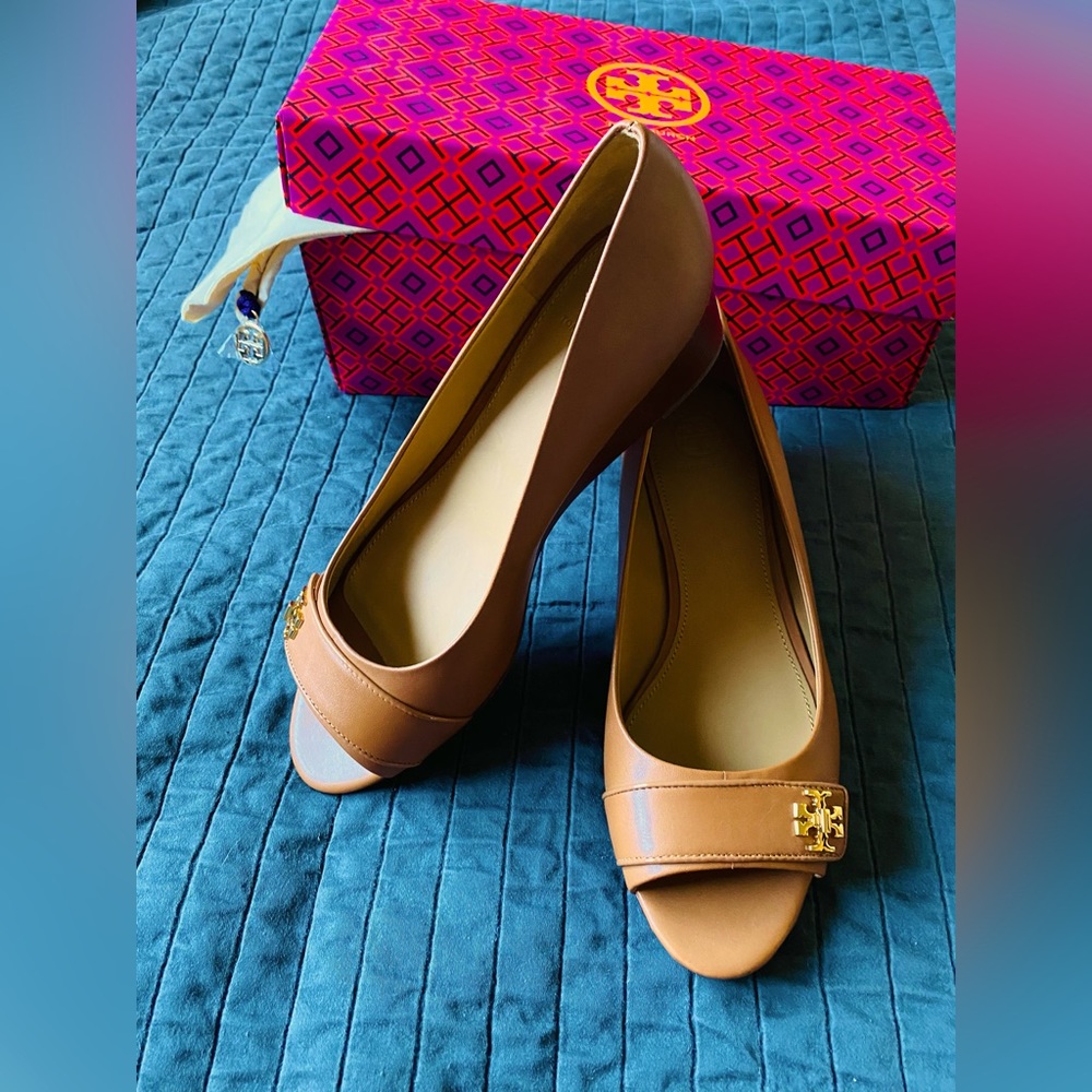 Tory Burch Kira Open Toe Wedge